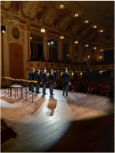 The King Singers auf der Bühne (noch ein kleineres Bild)